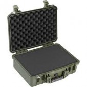 Pelicase 1500 OD green with...